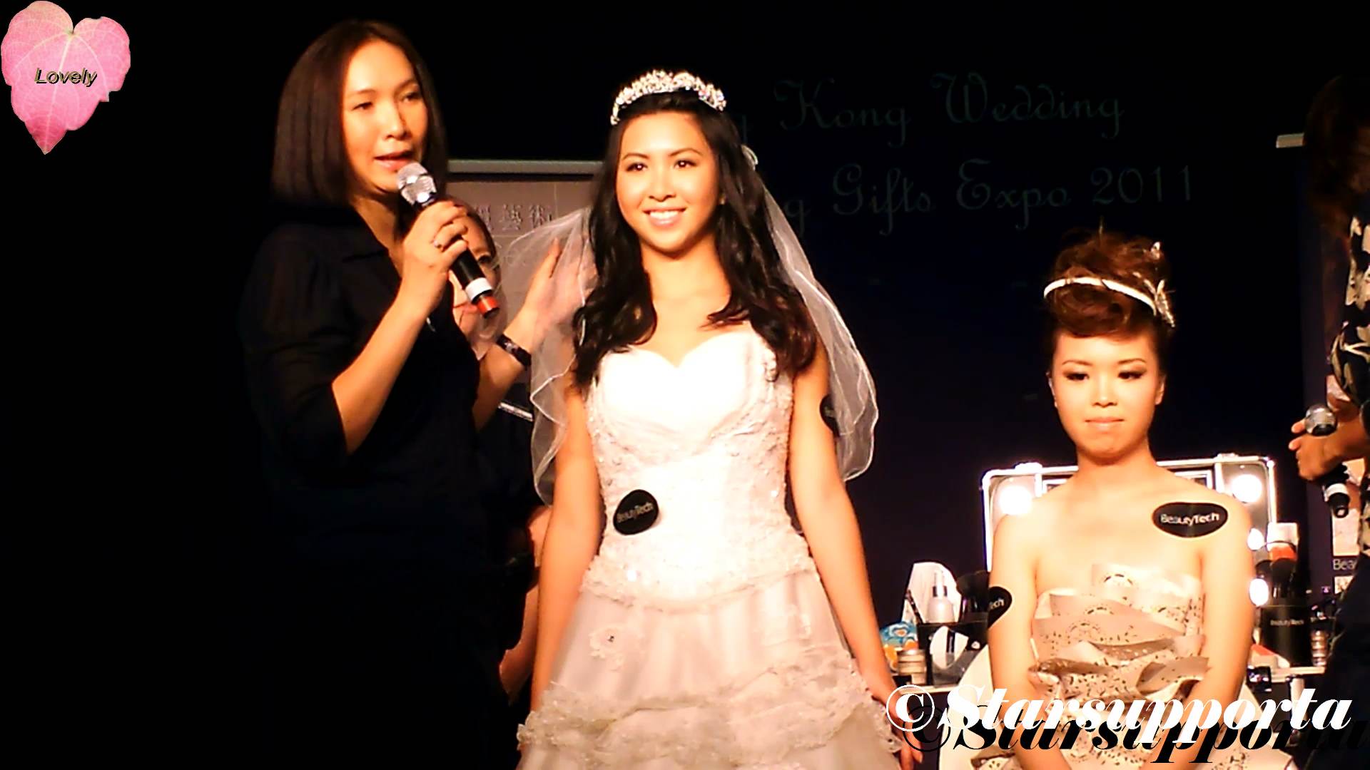 20110716 Hong Kong Wedding Expo - BeautyTech 新娘化妝示範 @ 香港會議展覽中心 HKCEC (video)
